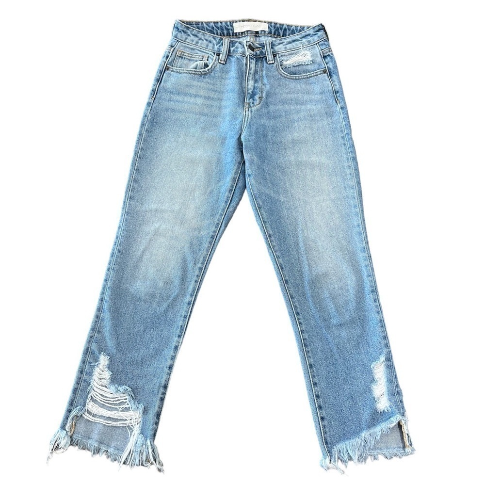 Hidden Denim Tracey Frayed Hem Size 24